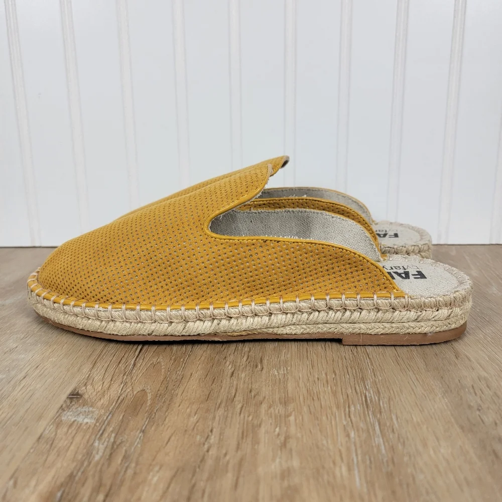 🆕️ Anthropologie - FARYL by farylrobin Mustard Yellow Perforated Espadrilles
